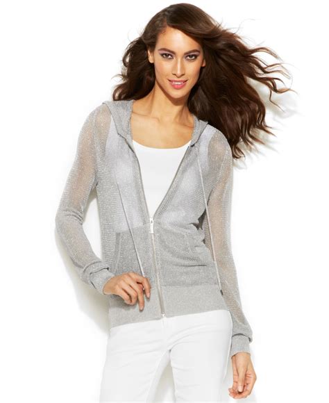 michael kors women's hoodie|Michael Kors lightweight sweater.